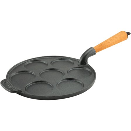 Carl victor Blinisjern i støbejern 23 cm, håndtag i bøg | KitchenOne
