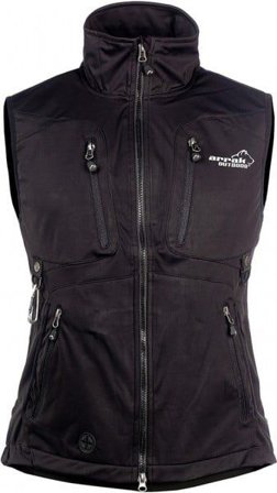 Arrak Outdoor Arrak Acadia Softshell Vest Dam Svart - Softshellvästar