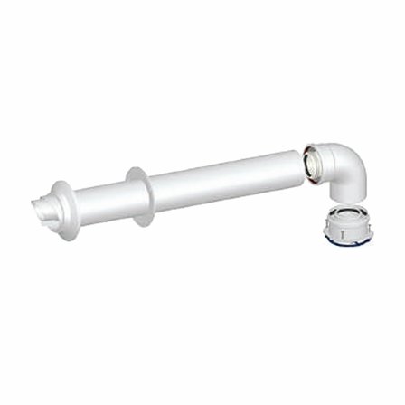 Kit scarico fumi coassiale parete orizzontale ø 60/100 M/F caldaie a condensazione IMMERGAS