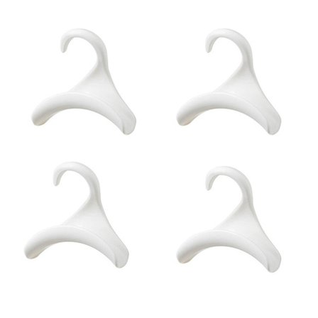 4 stk krokformet kleshenger tåveske slips silkeskjerf hatt avdeling