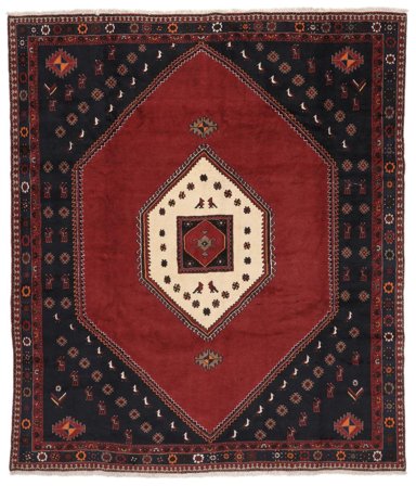 Handgeknoopt Klardasht Vloerkleed 250X295 Wol Zwart/Donkerrood Groot