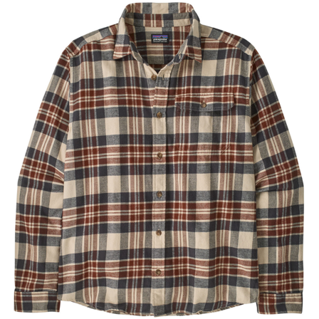 Patagonia M's L/S LW Fjord Flannel Shirt Paw: Dried Vanilla
