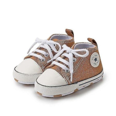 Canvas Sneakers Baby Gutter Sko Første Gåere Spedbarn Småbarn Anti-Skli Myk Såle Klassiske Nyfødt Baby Sko 0-18 Måneder