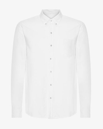 Organic Button Down Shirt - Optical White - Male - 2XL