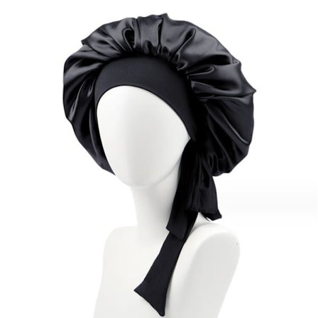 Hodeplagg for soving med lang hår i ensfarget design for kvinner