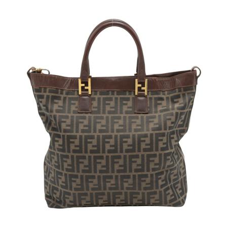 Fendi Vintage, Tote Bags Bruin, Dames, Maat:ONE Size