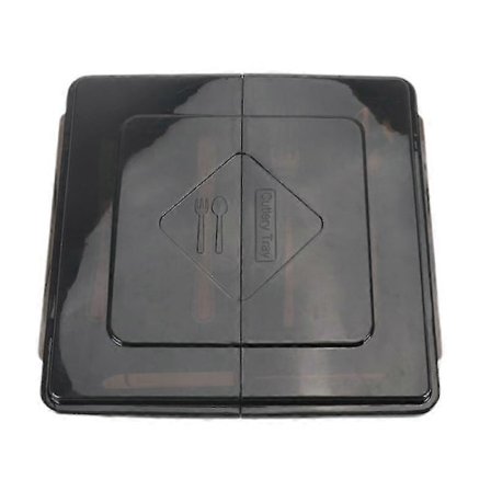 Bestickorganisatorlåda med lock, bestickförvaring, bestickslåda, köksnät, ätpinnar