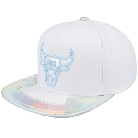 Mitchell & Ness - White snapback Gorra - Chicago Bulls Day 11 White/Blue Snapback @ Hatstore