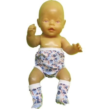 Trosa/sockor Med Fjärilar I Trikå Till Baby Born