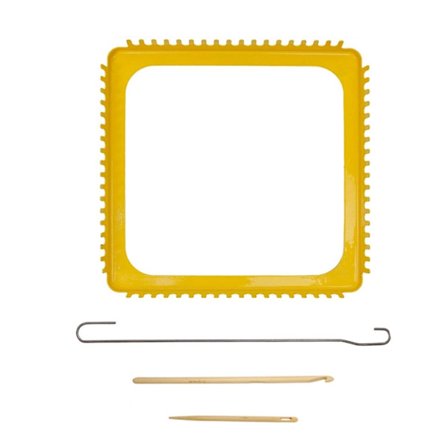 18-hampainen kutomakehyssarja, kutomislelu, neulekehä, neulemateriaalit