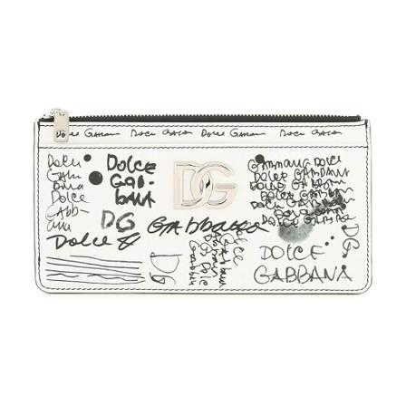 Dolce & Gabbana, Wallets Cardholders Biały, Kobieta, Rozmiar: ONE Size