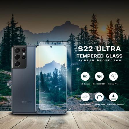 Samsung S22 Ultra - 9h Härdat Glass - 3d Super Kvalitet