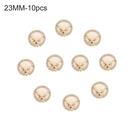 10 st Älg Rhinestone Buttons Skjorta Knappar 23MM10PCS 10PCS