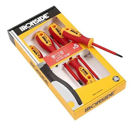 IRONSIDE Skrutrekkersett 1000V 5 Deler