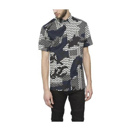 Neil Barrett Shirt Blå, Herre Skjorter