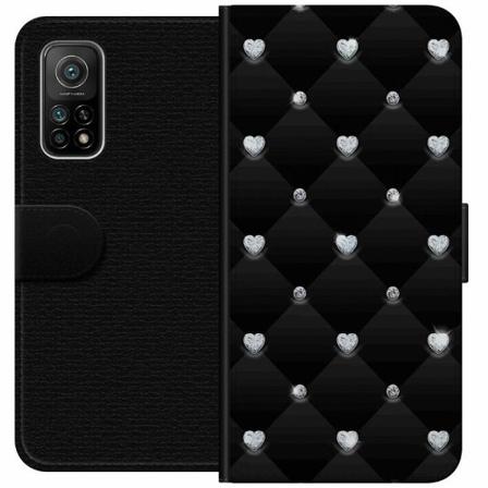Xiaomi Mi 10t Pro 5g Plånboksfodral Diamant Hjärta