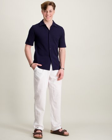 RYVLS Jackson Linen Pants Hvit Bukser Gutt - Kids Brand Store