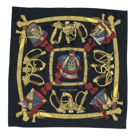 Hermès Vintage, Pre-owned Scarf Zwart, Dames, Maat:ONE Size