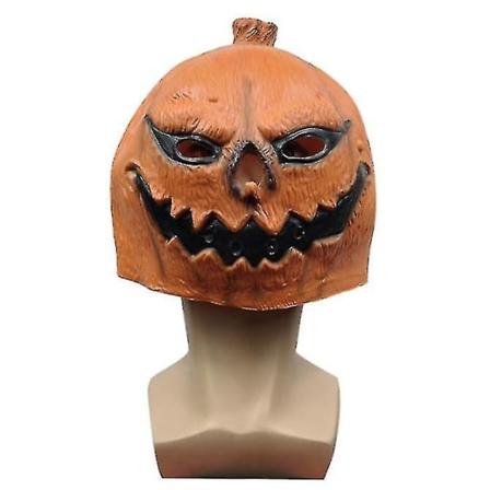 Halloween Pumpkin Mask Päähineet Karnevaalijuhlat Hauskat Naamiaiset Kauhulateksinaamiot Halloween-sisustus Esiintymisasujen rekvisiitta