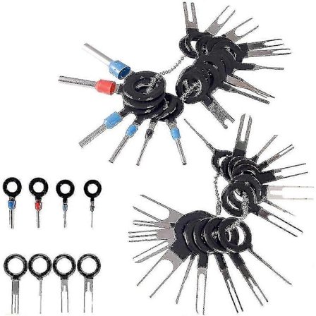 36 stk. værktøjssæt til fjernelse af terminaler, 36 stk. værktøjssæt til fjernelse af auto-terminaler, bilterminal