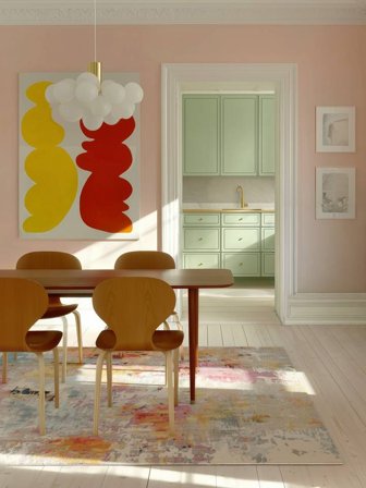 Fiona Vloerkleed - Multicolor 160X230 In Moderne Stijl