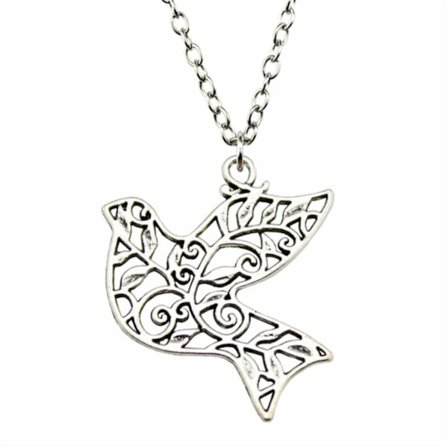 Necklace - Swallow - Dove - Peace