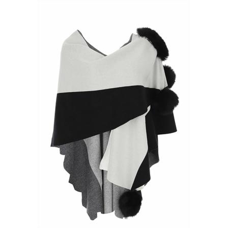 Joseph Ribkoff, Capes Zwart, Dames, Maat:ONE Size