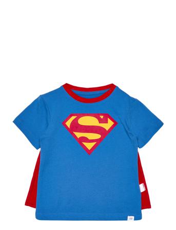 V-Wb Ss Cape Tee Blue GAP