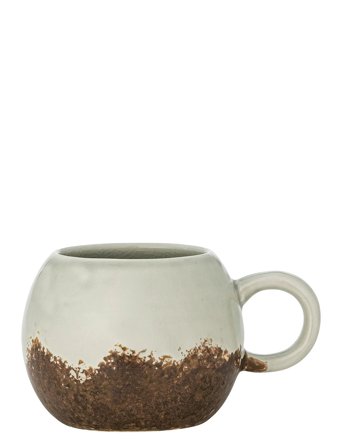 Bloomingville Paula Mug, Brown, Stoneware - Brown - 410 ML