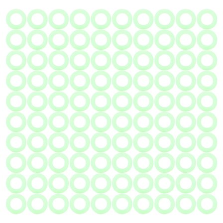 100 kpl Telttakiilat Lattian Naularenkaat Fluoresoiva Silikoni Maakiila Yönäkörengas