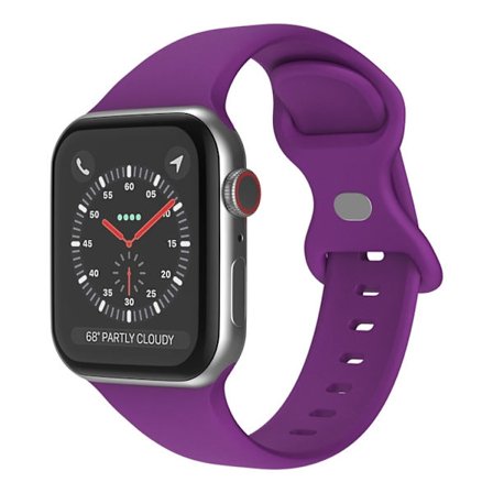 Apple Watch 42/44/46/49mm Silicone Watch Strap - Purple