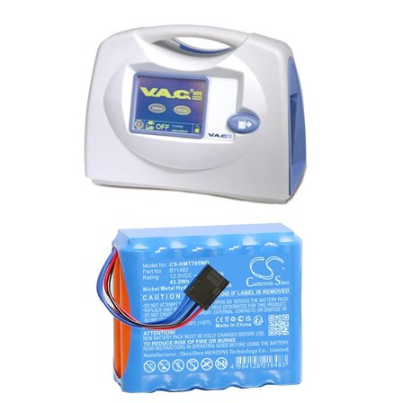 Batteri til medicinsk brug til KCI ATS Therapy, M3252795A, VAC ATS Wound Vacuum og andre.