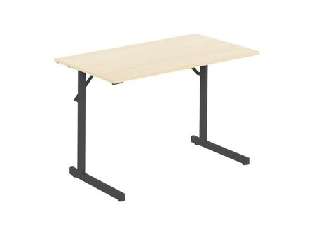 deNord Design Fällbord 1200x500x715x18 björk/svart - Lyreco - Kontorsmöbler och inredning - Bord och hurtsar - Fällbord