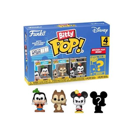 Paket med 4 Bitty Pop-figurer! Disney: Långbent Blå