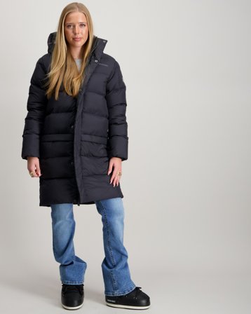 Peak Performance Jr Long Puffer Noir Vestes Fille - Kids Brand Store