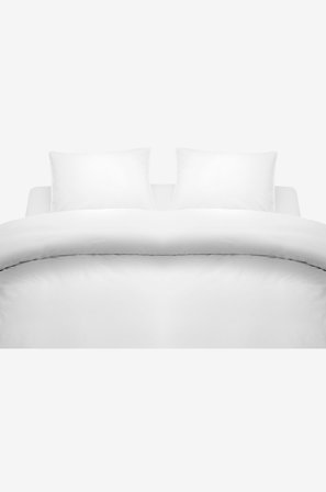 Borganäs of Sweden - Pussilakanasetti Washed Dubbel, 3 osaa - Valkoinen - Pussilakanasetit - 220X210 - - Homeroom