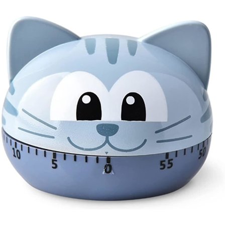 Auspicious-matlagningstimer Portabel Timer med Högt Alarm Kökstimer Mekanisk 60 Minuters Timer Köksredskap Ringsignal Alarm Matlagningsnedräkning Clo