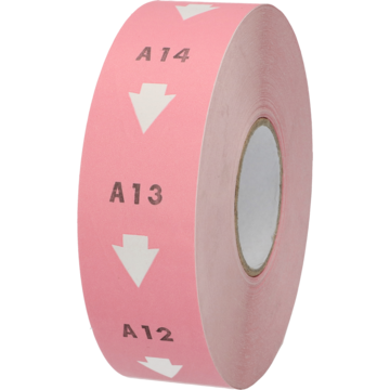 Nummerlapp T-80 Rosa 40mm