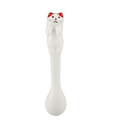Kissa Eläin riippuva lusikka Kahvilusikka PUNAINEN