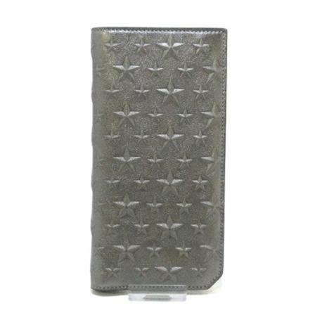 Jimmy Choo Pre-owned, Pre-owned Leather Wallets Grijs, Dames, Maat:ONE Size