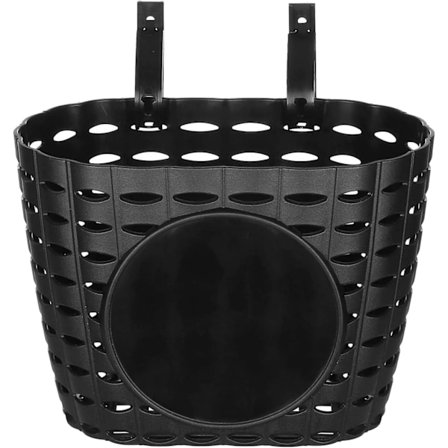 Børnecykelkurv med klistermærker - Justerbar styrekurskurv