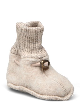 mikk-line Wool Footies - Cream - 50-56