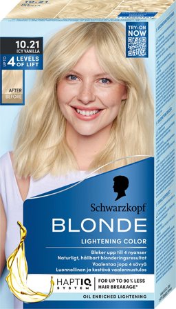 Schwarzkopf Blonde 10.21 Icy Vanilla, Hår, Hårfarve, Blondering