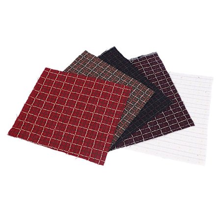 5 stk. Bomuld Quilt Jacquard Mønster 200 cm Diameter Blødt Åndbart Patchwork Stof til Syning Håndværk DIY