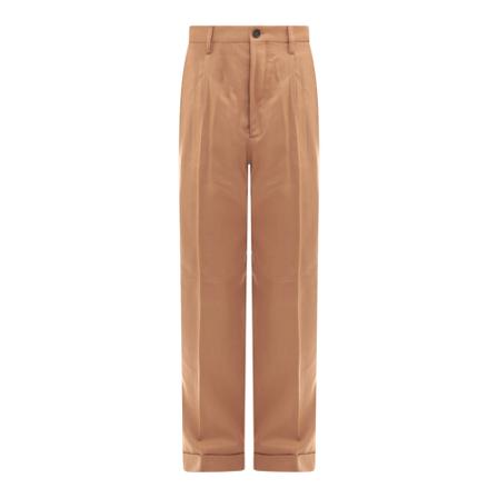 Marni, Straight Trousers Bruin, Heren, Maat:M