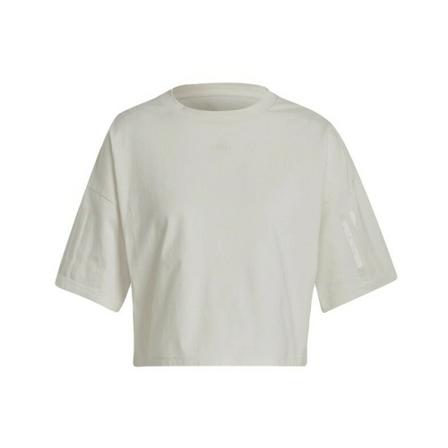 Adidas Originals, T-Shirts Wit, Dames, Maat:S