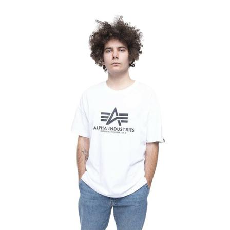Alpha Industries, Koszulka męska Basic Oversized Heavy Tee 116514 09 S Biały, Mężczyzna, Rozmiar: L
