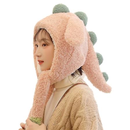 Naisten talvinen neulottu pipo s p ill pupun korvilla - Yksiv rinen ulkoilupipo venyv ll materiaalilla hiihtoon ja lasketteluun - Korvanl mmitin ja 