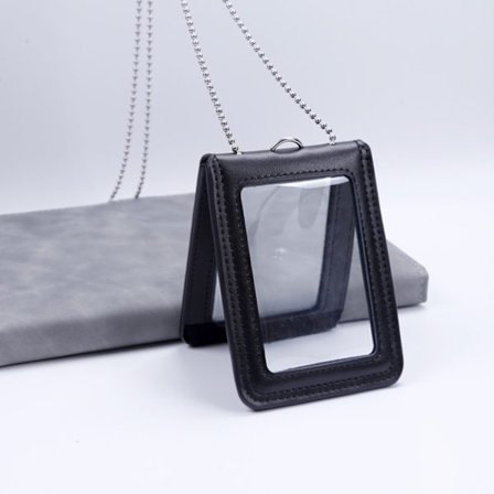 Cover i äkta läder Bank Business Arbetskortshållare