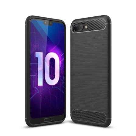 Huawei Honor 10 Anti Shock Carbon Stöttålig Skal Black
